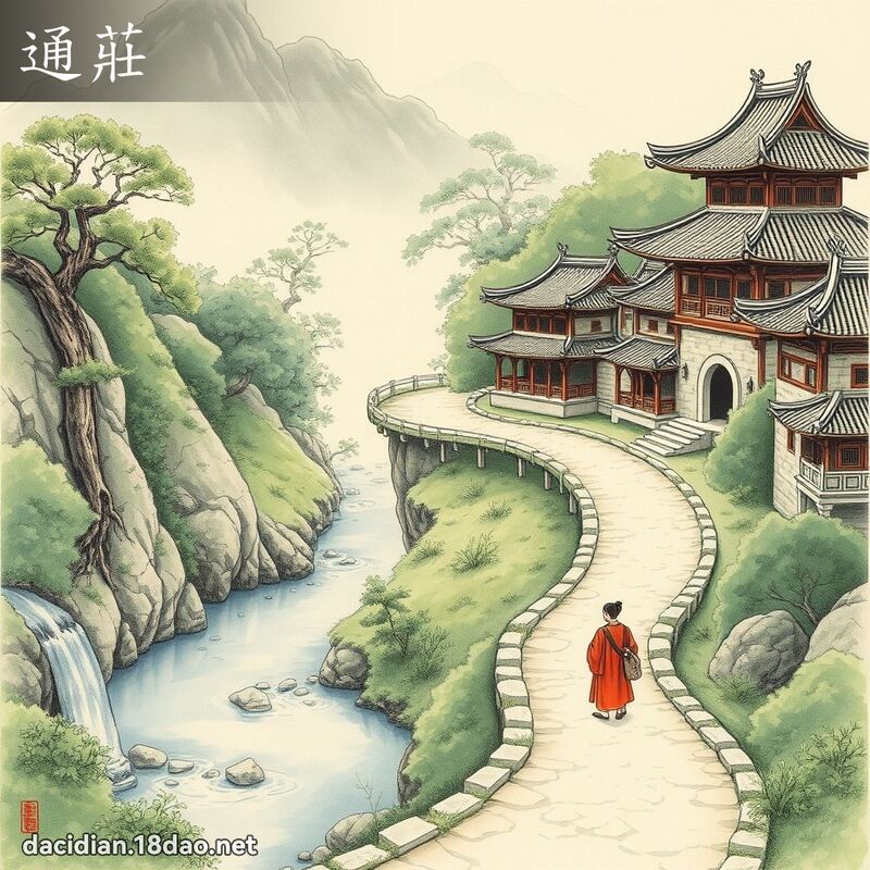 通庄 - 国语大辞典配图