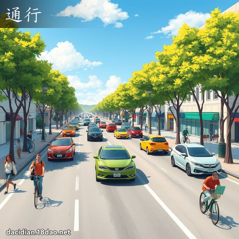 通行 - 國語大辭典配圖