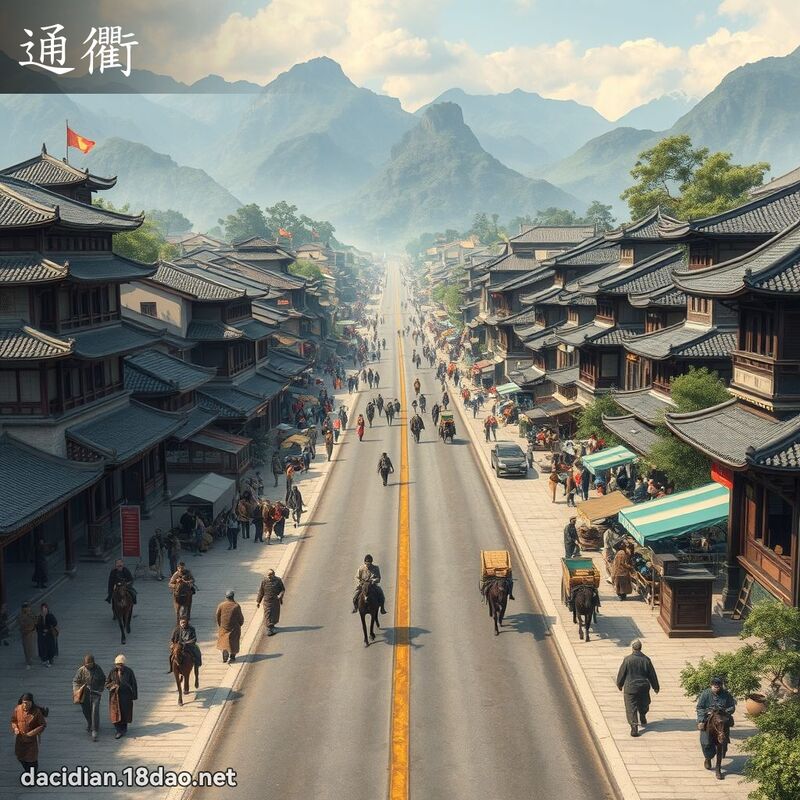 通衢 - 国语大辞典配图