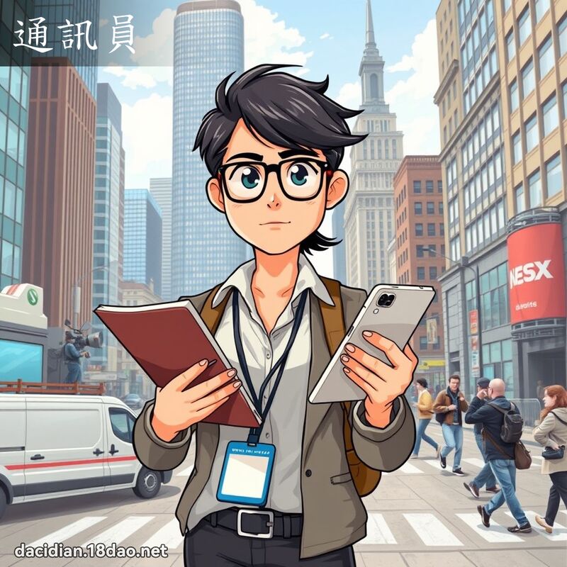 通讯员 - 国语大辞典配图