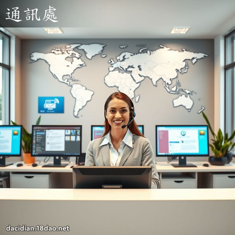 通訊處 - 國語大辭典配圖