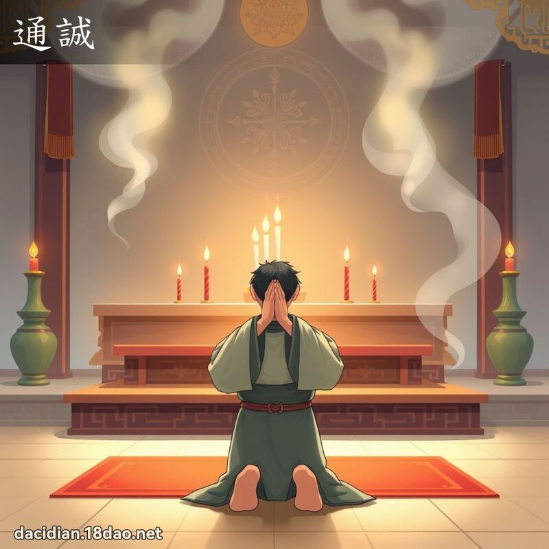 通誠 - 國語大辭典配圖