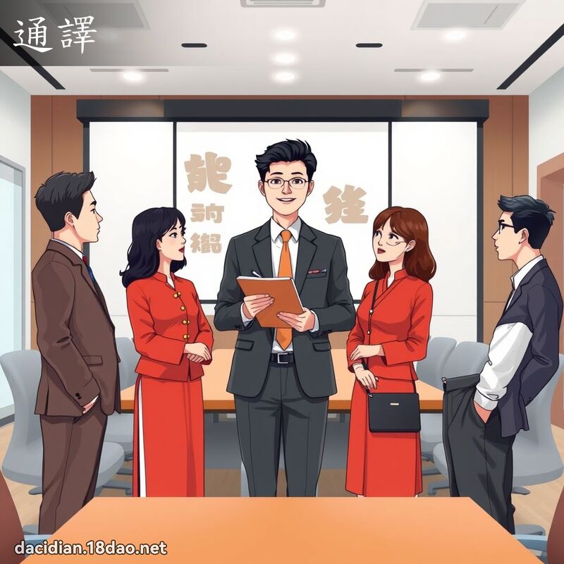 通譯 - 國語大辭典配圖