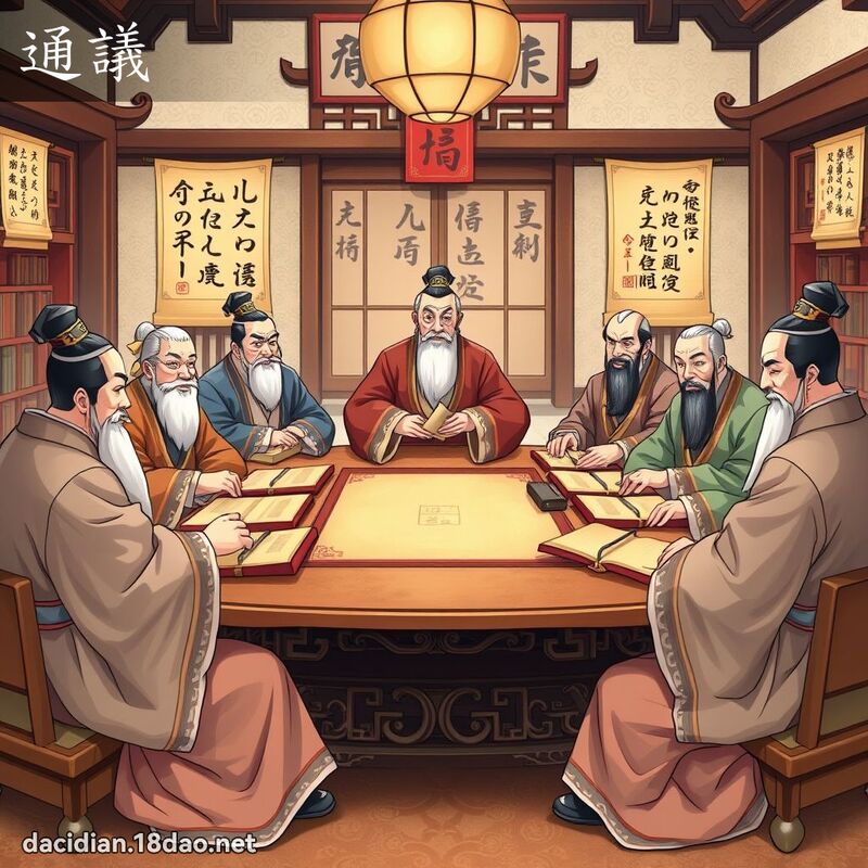 通议 - 国语大辞典配图