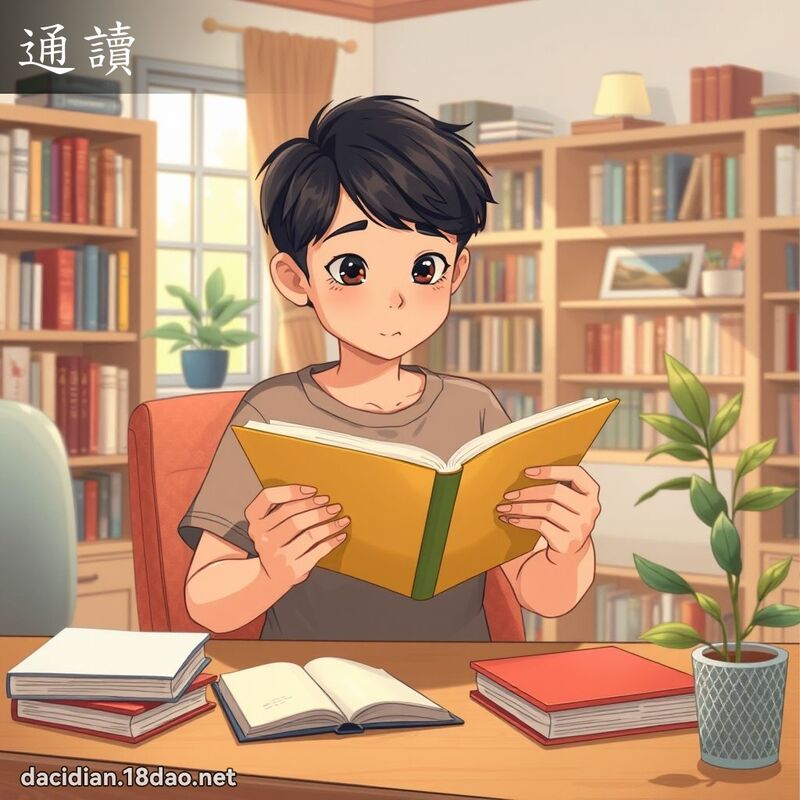 通读 - 国语大辞典配图