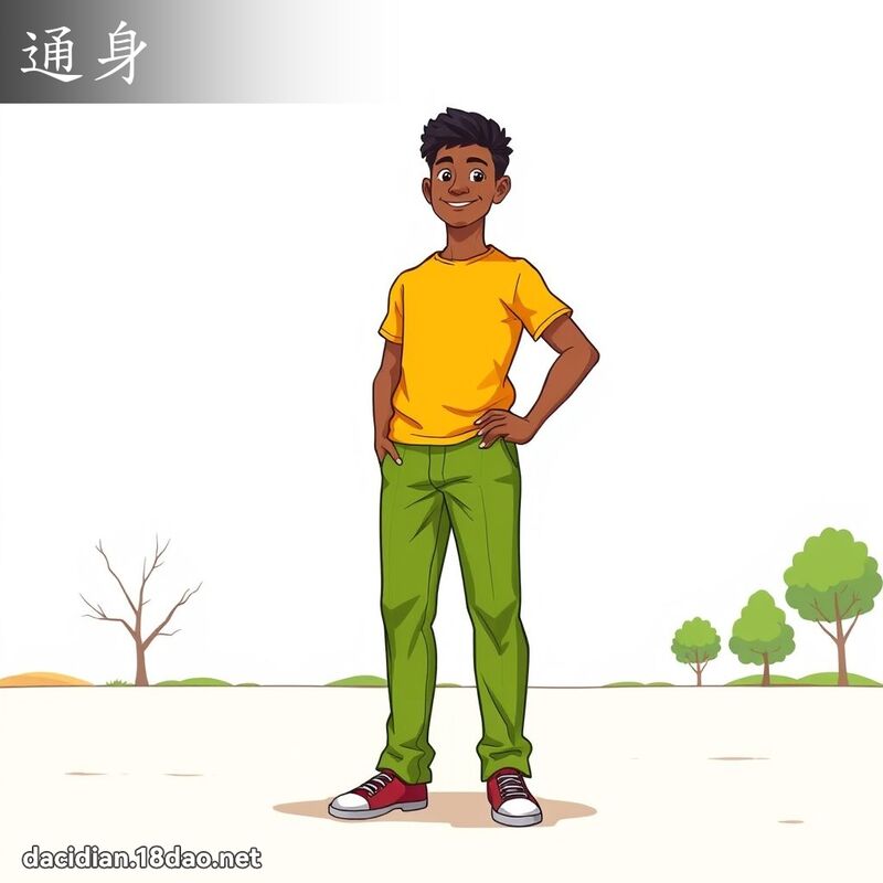 通身 - 國語大辭典配圖