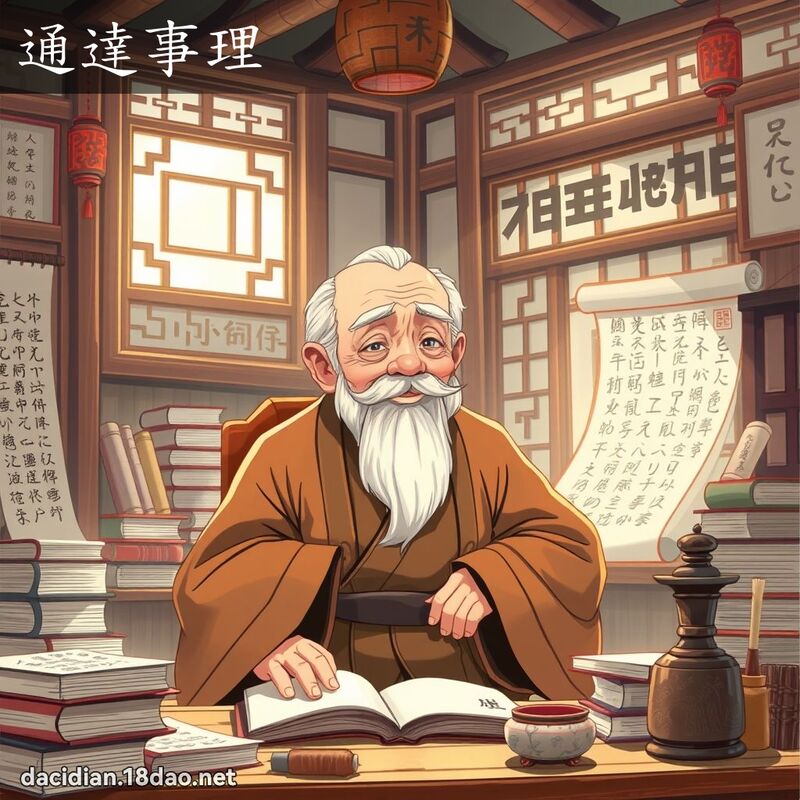通达事理 - 国语大辞典配图