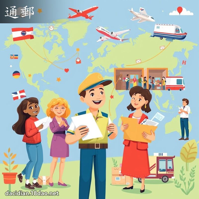 通邮 - 国语大辞典配图