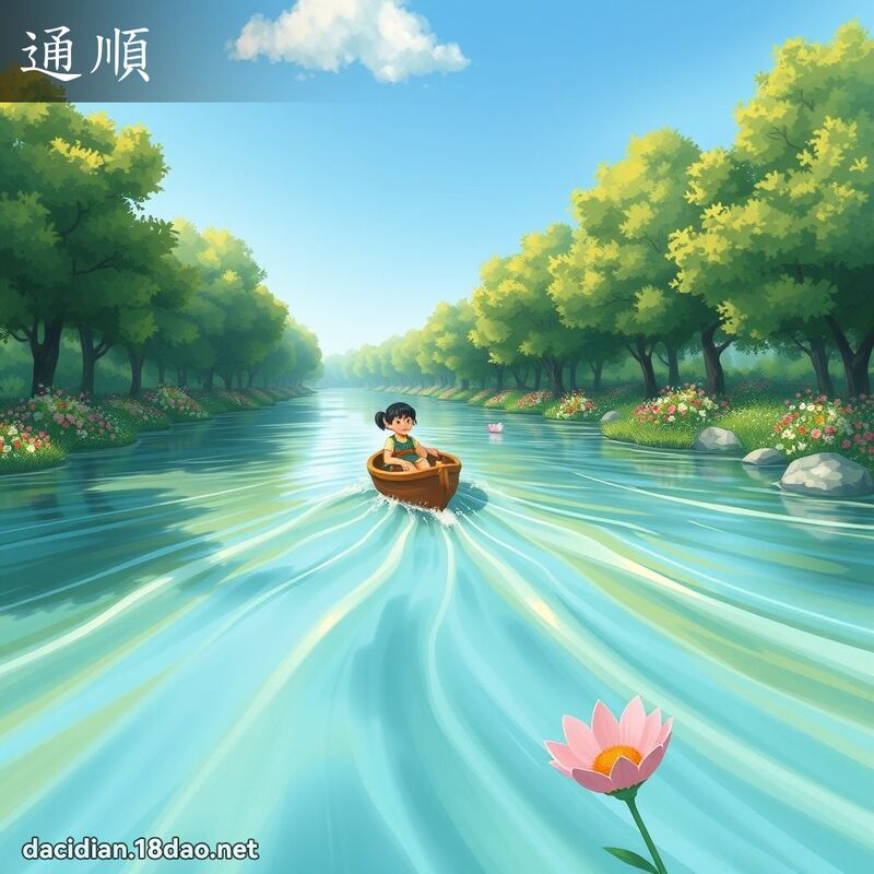 通顺 - 国语大辞典配图
