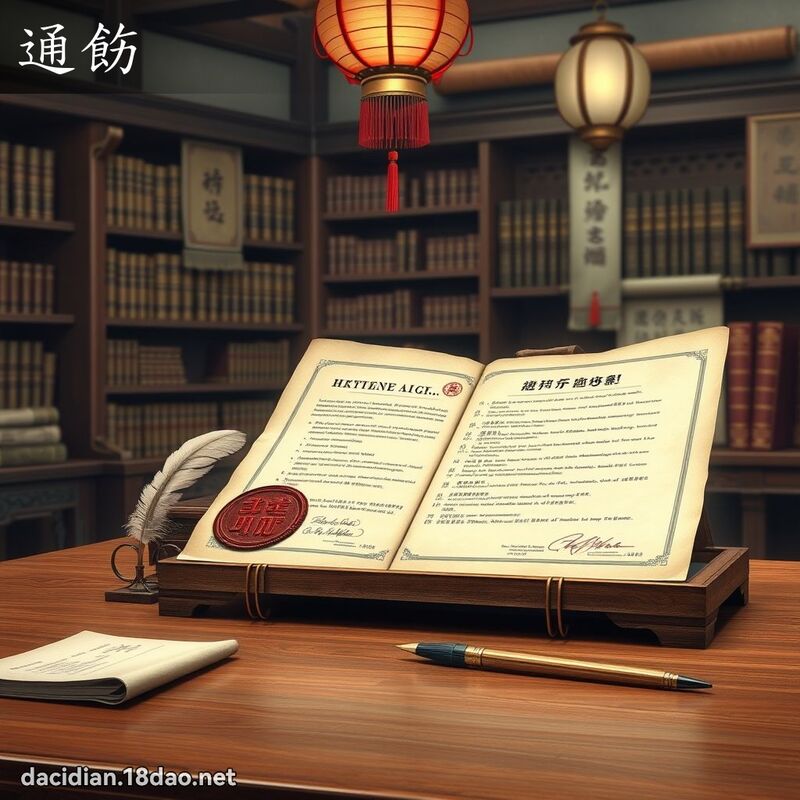 通飭 - 国语大辞典配图