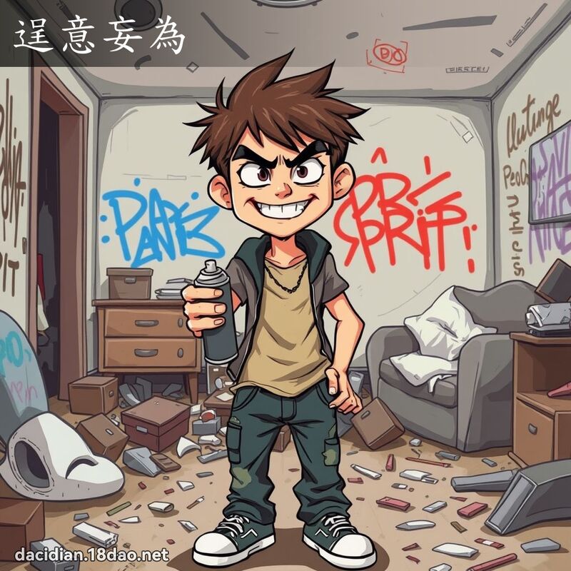 逞意妄為 - 國語大辭典配圖