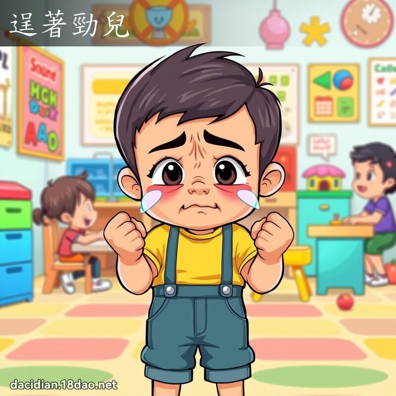 逞著劲儿 - 国语大辞典配图