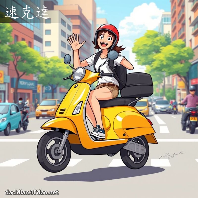 速克达 - 国语大辞典配图