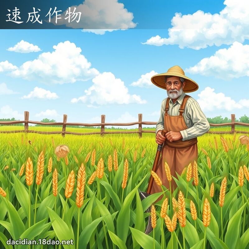 速成作物 - 国语大辞典配图