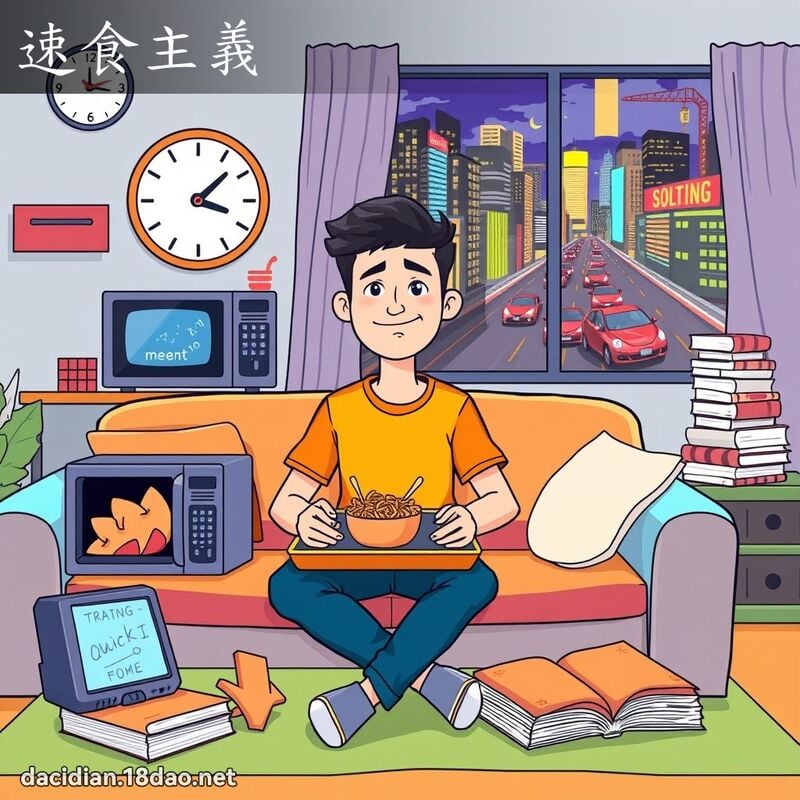 速食主義 - 國語大辭典配圖