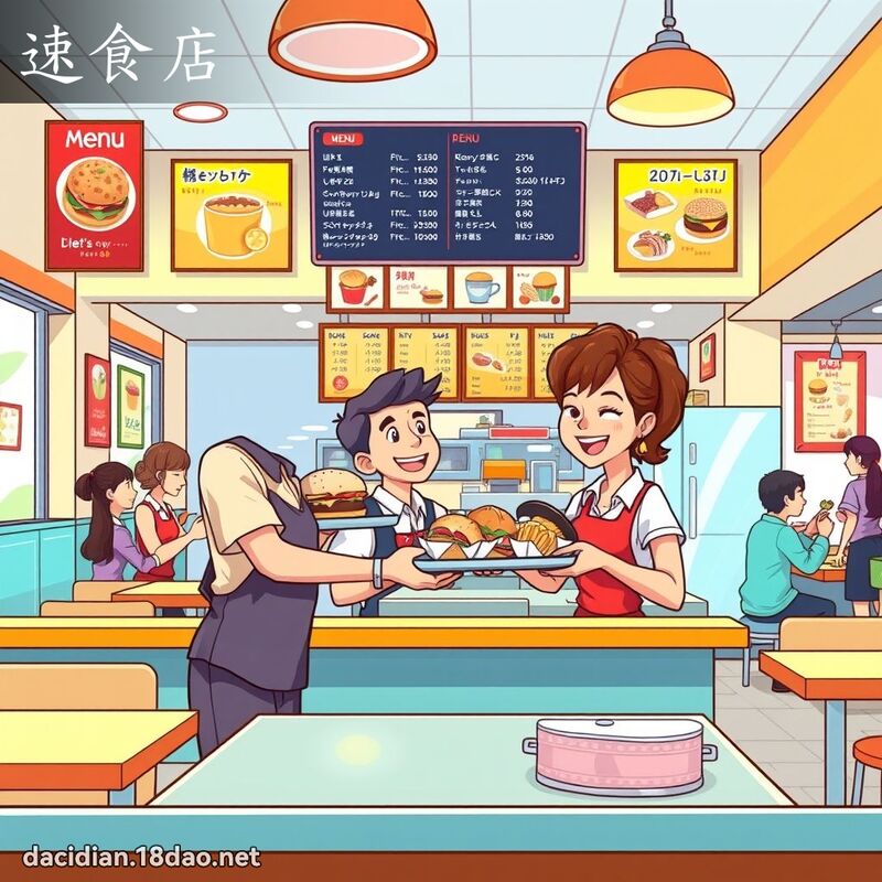 速食店 - 國語大辭典配圖