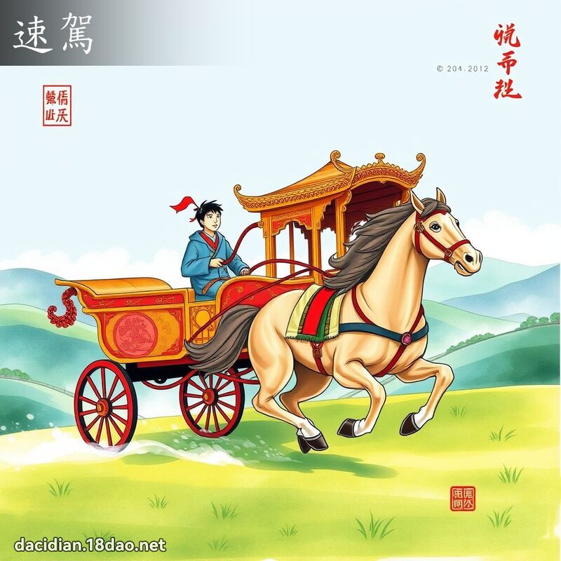 速駕 - 國語大辭典配圖