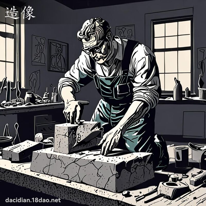 造像 - 國語大辭典配圖