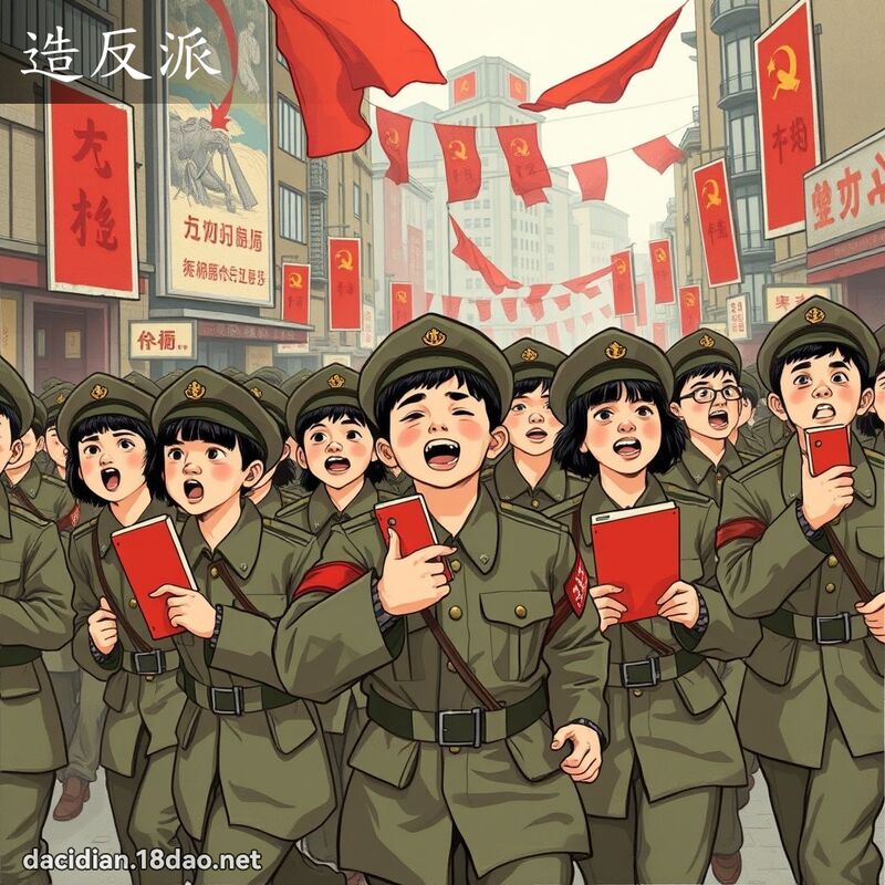 造反派 - 國語大辭典配圖