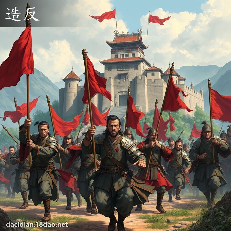 造反 - 國語大辭典配圖