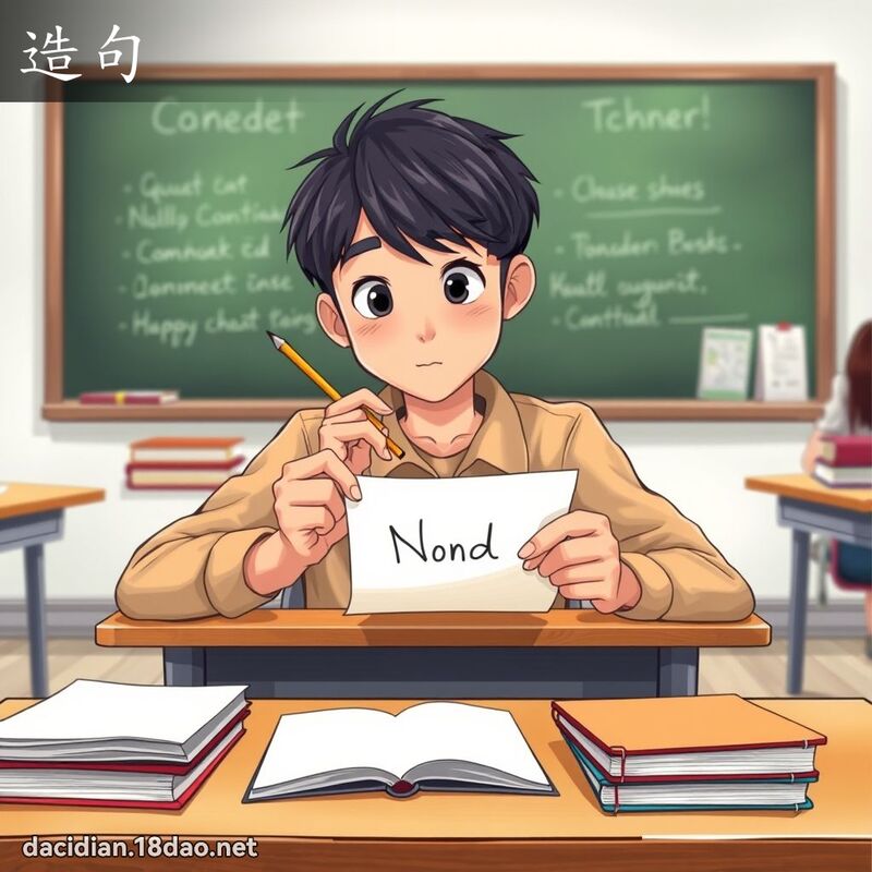 造句 - 國語大辭典配圖