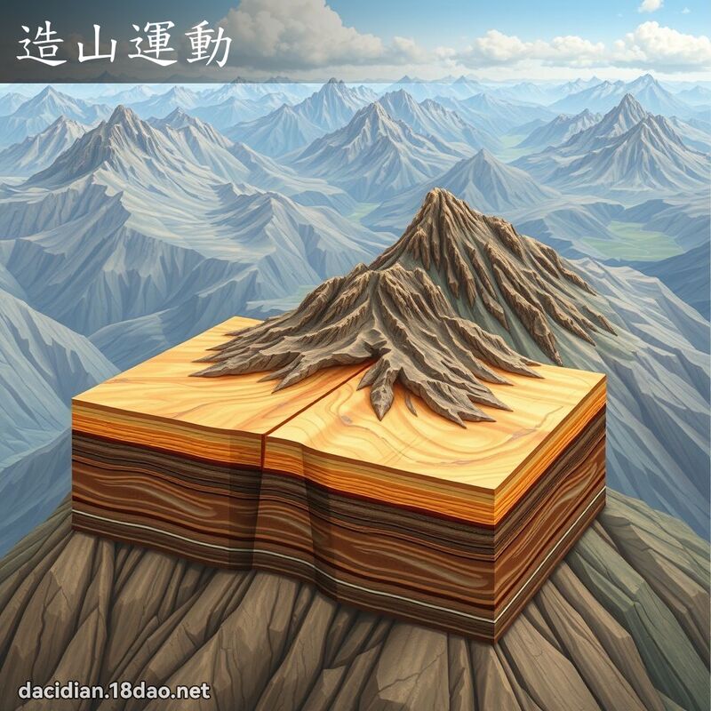 造山運動 - 國語大辭典配圖