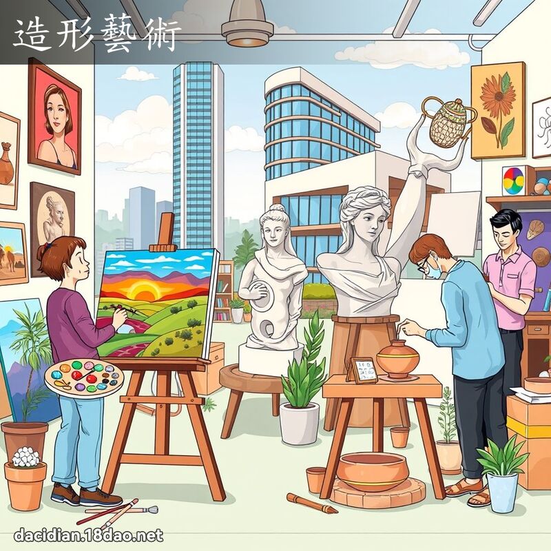 造形藝術 - 國語大辭典配圖