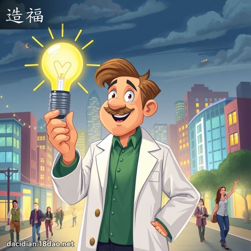 造福 - 國語大辭典配圖