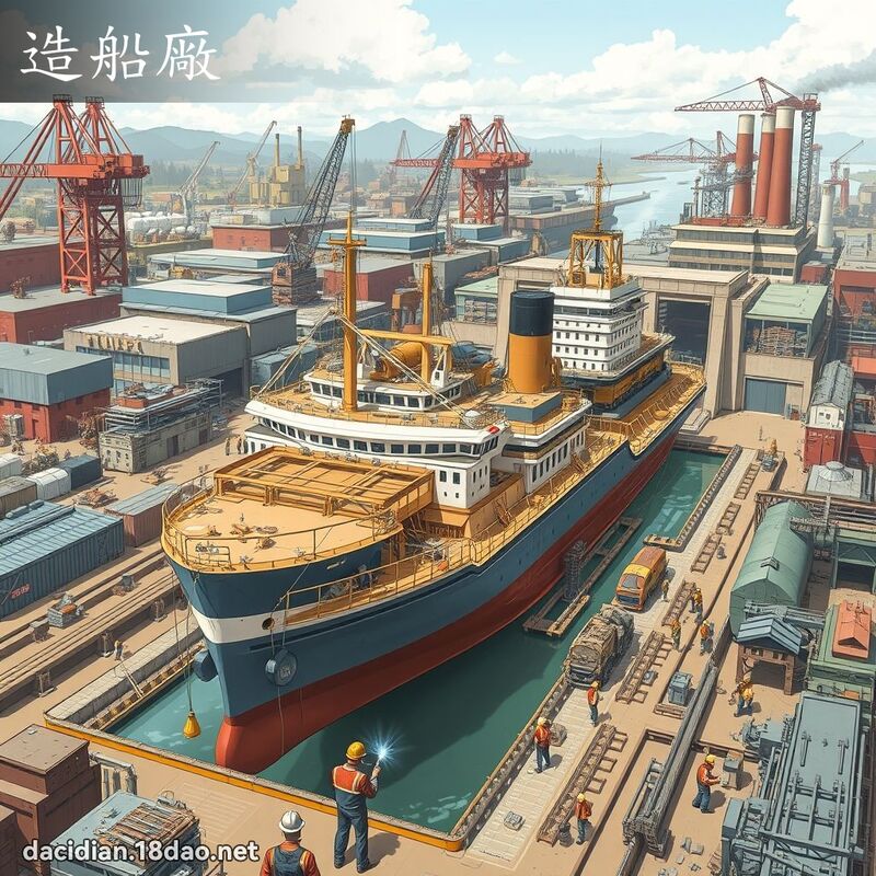造船廠 - 國語大辭典配圖