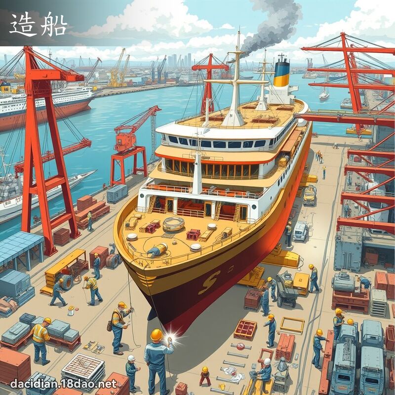 造船 - 國語大辭典配圖