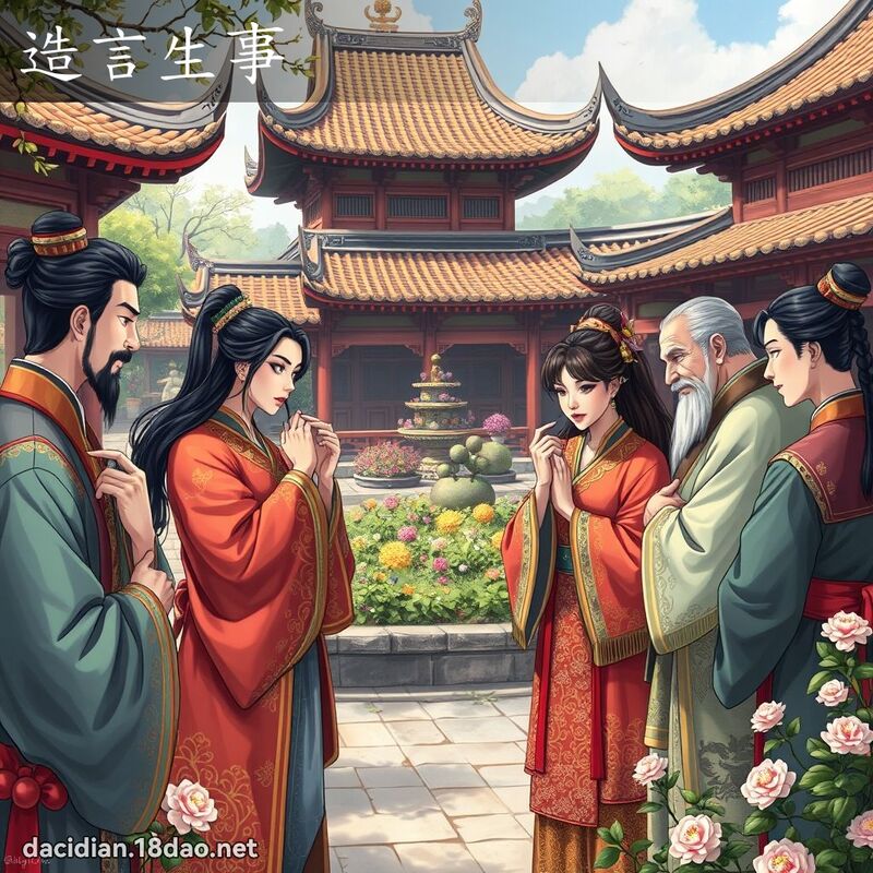 造言生事 - 國語大辭典配圖