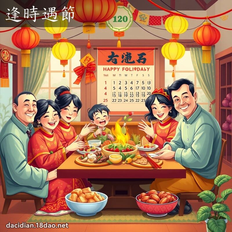 逢时遇节 - 国语大辞典配图