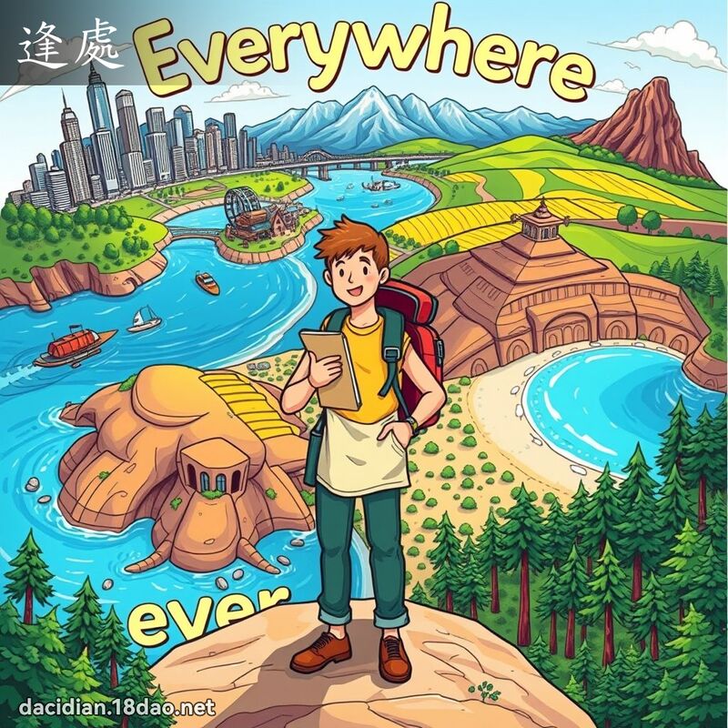 逢处 - 国语大辞典配图