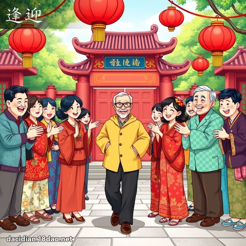 逢迎 - 國語大辭典配圖