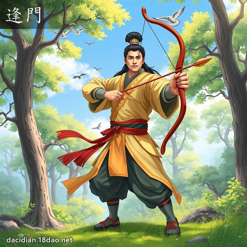 逢门 - 国语大辞典配图