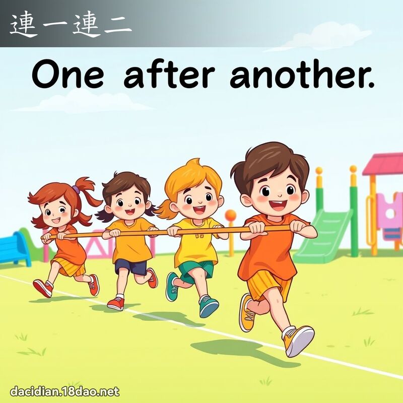 连一连二 - 国语大辞典配图