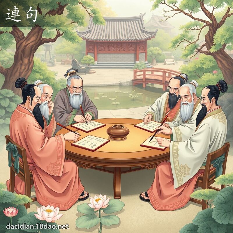 連句 - 國語大辭典配圖