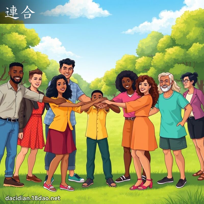 連合 - 國語大辭典配圖