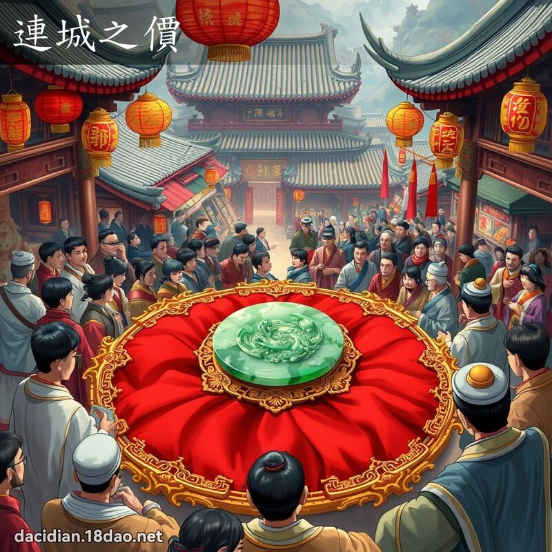 連城之價 - 國語大辭典配圖