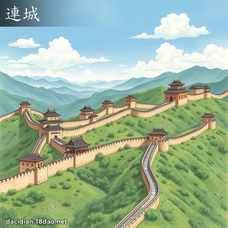 連城 - 國語大辭典配圖