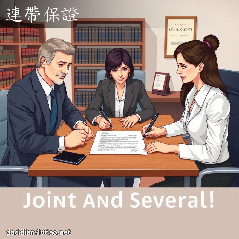 連帶保證 - 國語大辭典配圖