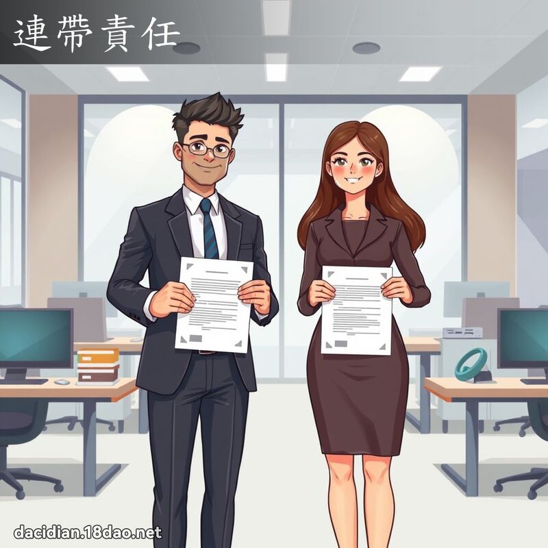 連帶責任 - 國語大辭典配圖