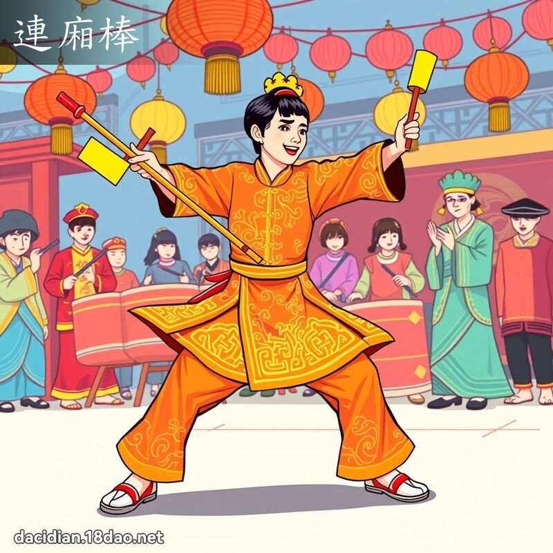 連廂棒 - 國語大辭典配圖