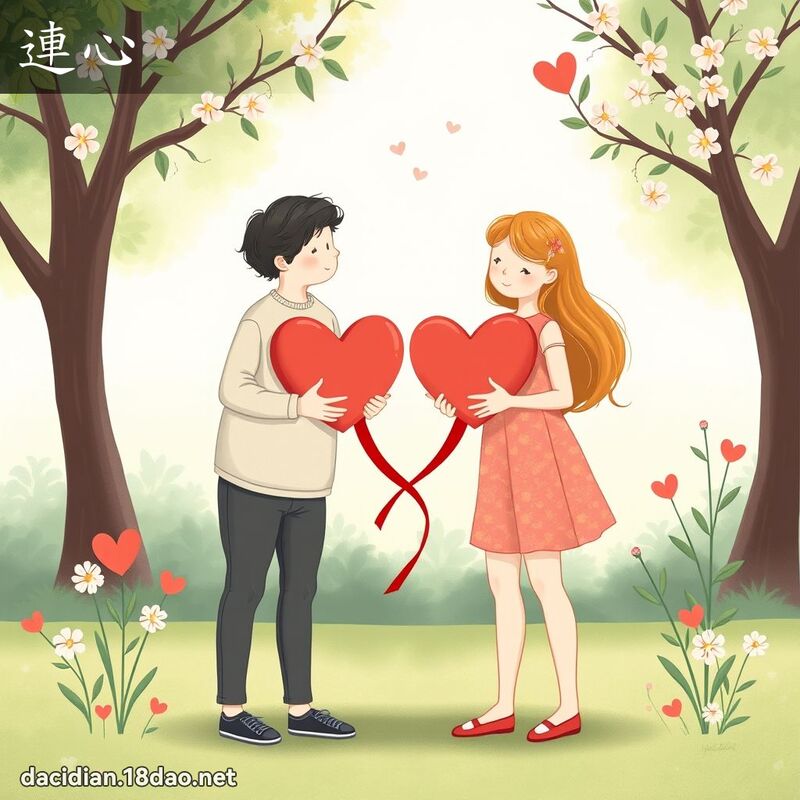 連心 - 國語大辭典配圖