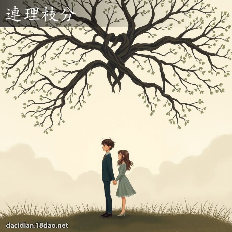 连理枝分 - 国语大辞典配图