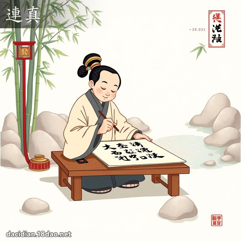 連真 - 國語大辭典配圖