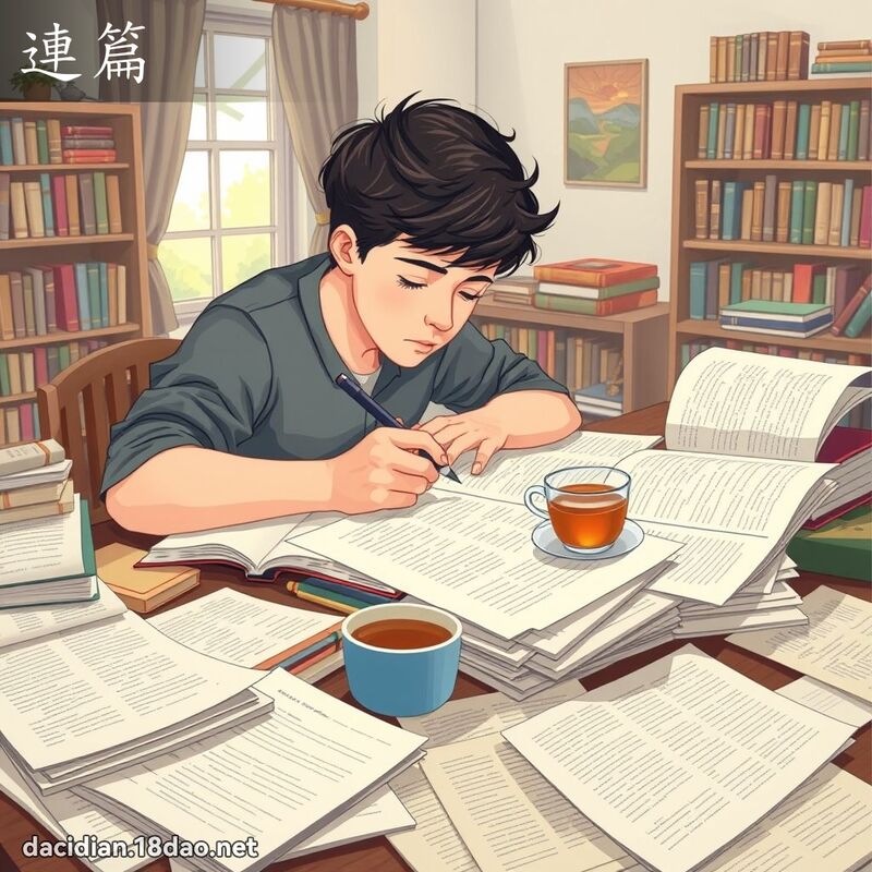 連篇 - 國語大辭典配圖
