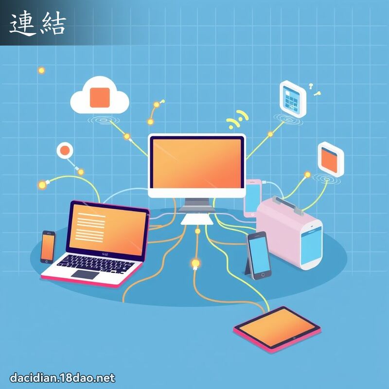 连结 - 国语大辞典配图