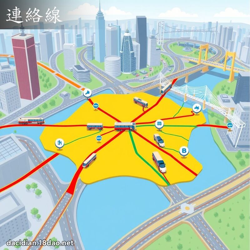 連絡線 - 國語大辭典配圖