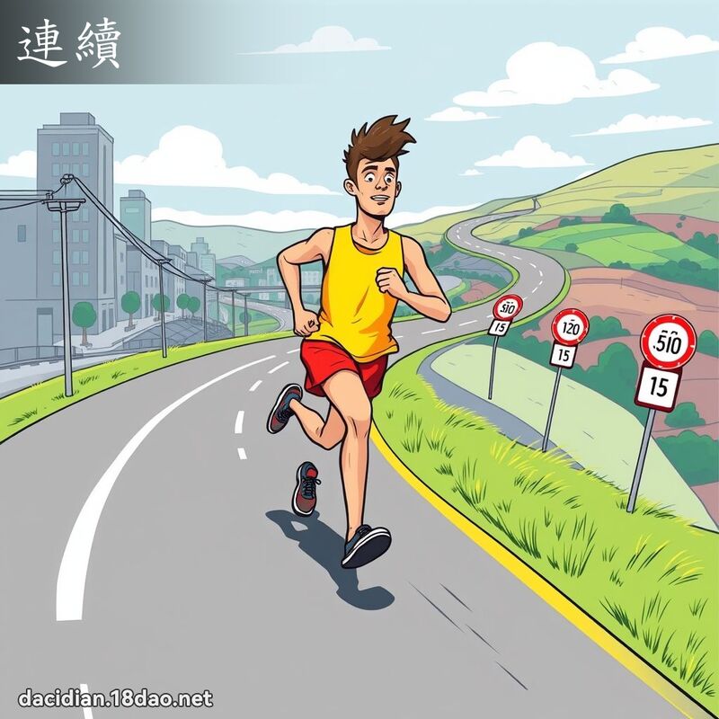 连续 - 国语大辞典配图